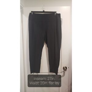 Behind The Seams By SHAPE Metro Relaxed Fit Leggings Size‎ 2X Black